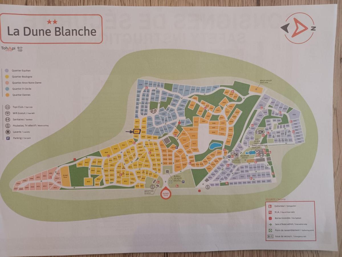 Camping La Dune Blanche Camiers Exterior photo